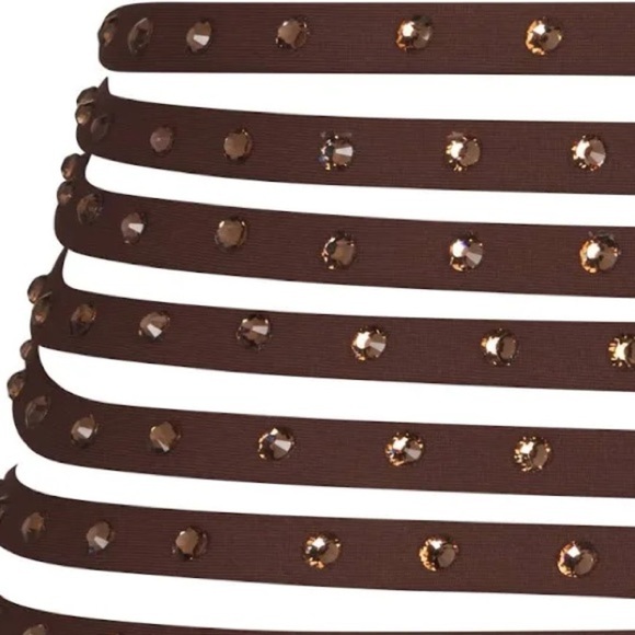 SKIMS RHINESTONE SWIM STRAPPY SKIRT - Picture 4 of 12